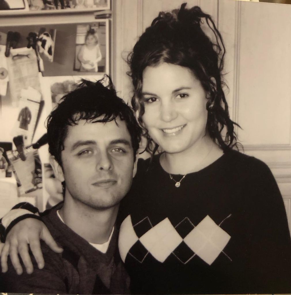 throwback photo of billie joe armstrong and wife adrienne