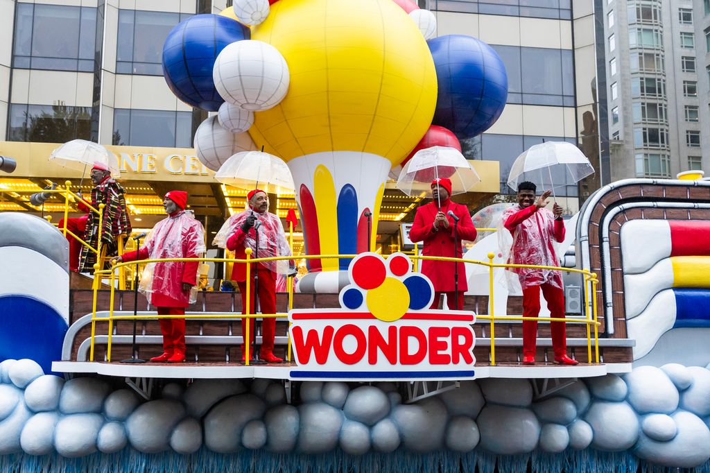 The Temptations attend the 2024 Macy's Thanksgiving Day Parade on November 28, 2024 in New York City.