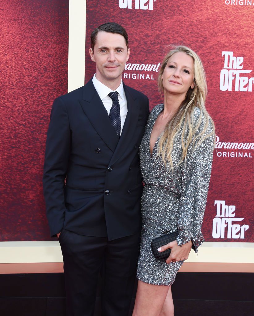 Matthew Goode and his wife Sophie at the red carpet premiere of The Offer 