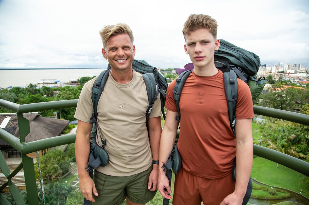 Jeff Brazier & Freddy on Celebrity Race Across The World