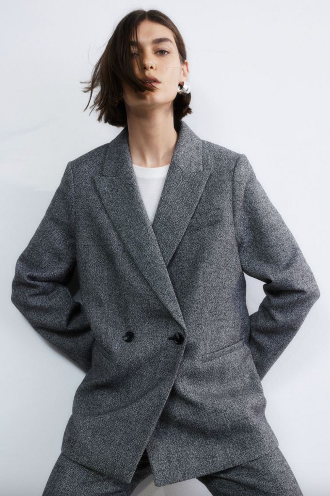 H&M grey blazer