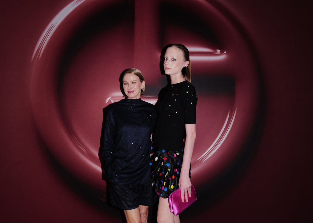 Naomi Watts and Kai Schreiber attend Armani Beauty celebrating Luminous Silk Foundation and Concealer in NYC at Twenty Three Grand 