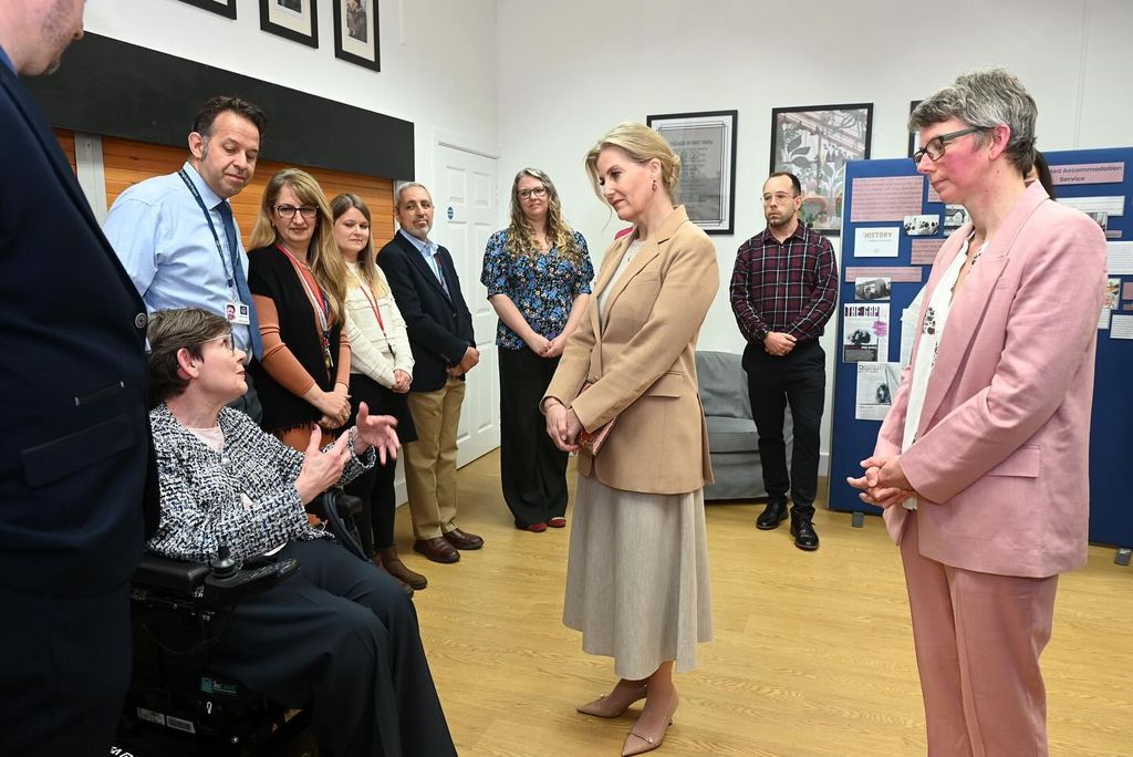 The Duchess of Edinburgh visited The King's Arms Project in Bedford