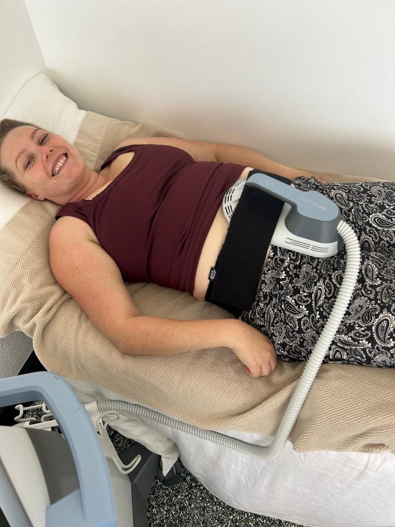 Emsculpt is perfect for targeting body fat