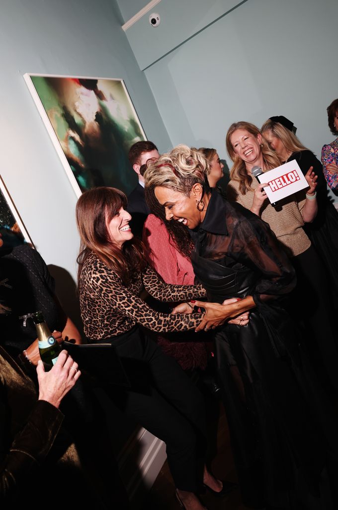 Davina McCall with Dame Kelly Holmes at HELLO!'s Power List party