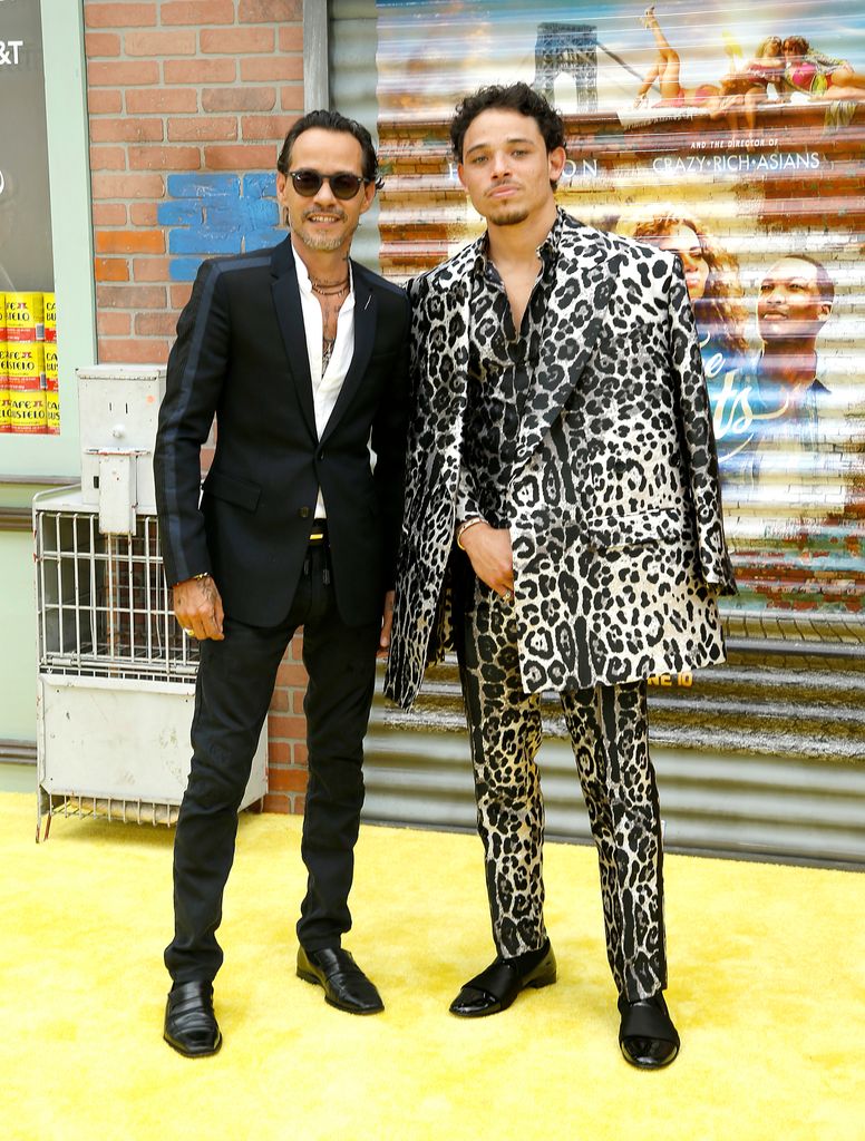 NEW YORK, NEW YORK - JUNE 09:  Marc Anthony and Anthony Ramos attend "In The Heights" opening night premiere - 2021 Tribeca Festival at United Palace Theater on June 09, 2021 in New York City. (Photo by John Lamparski/FilmMagic)