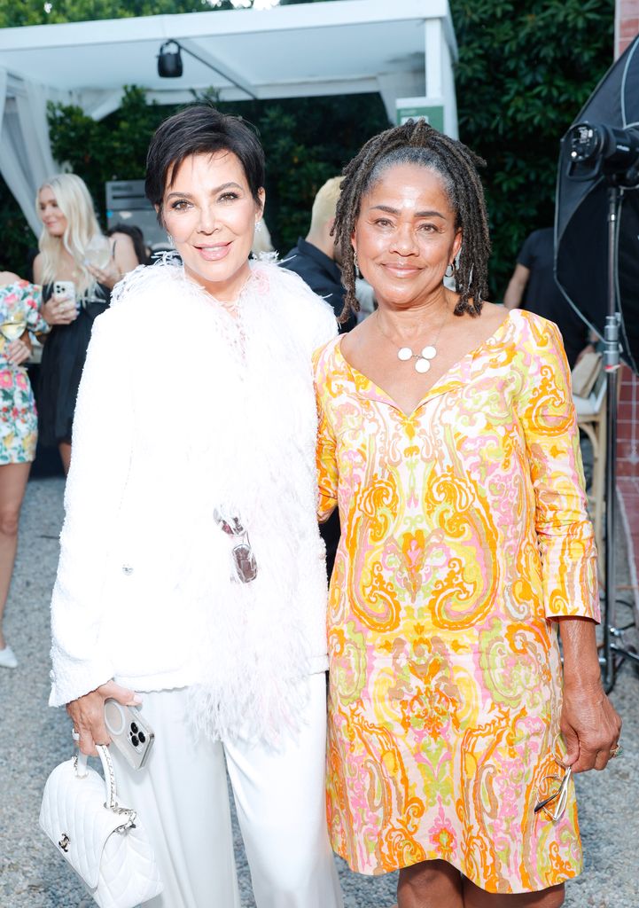 ris Jenner and Doria Ragland attend the TIAH 5th Anniversary Soiree at Private Residence on August 26, 2023 in Los Angeles, California.