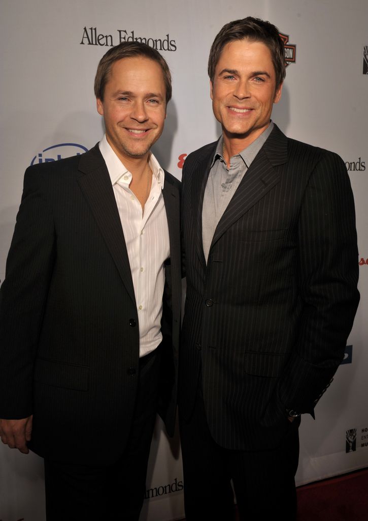 Chad Lowe and Rob Lowe arrive at Hollywood Entertainment Museum Honors The Cast Of "Heroes" held at the Esquire House on November 1, 2008 in Los Angeles, California