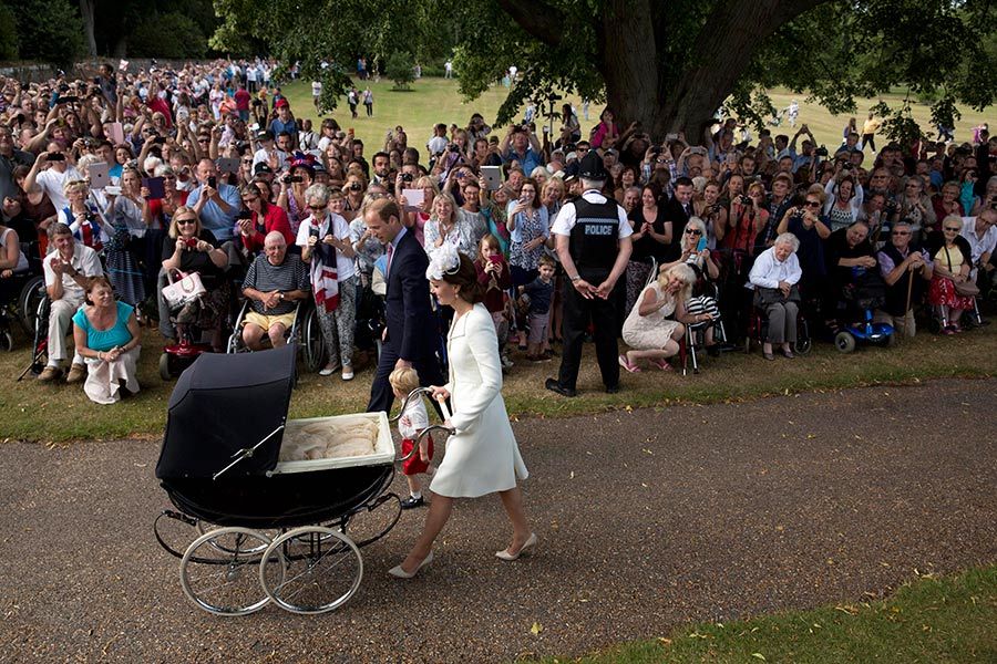 royal christening no crowds