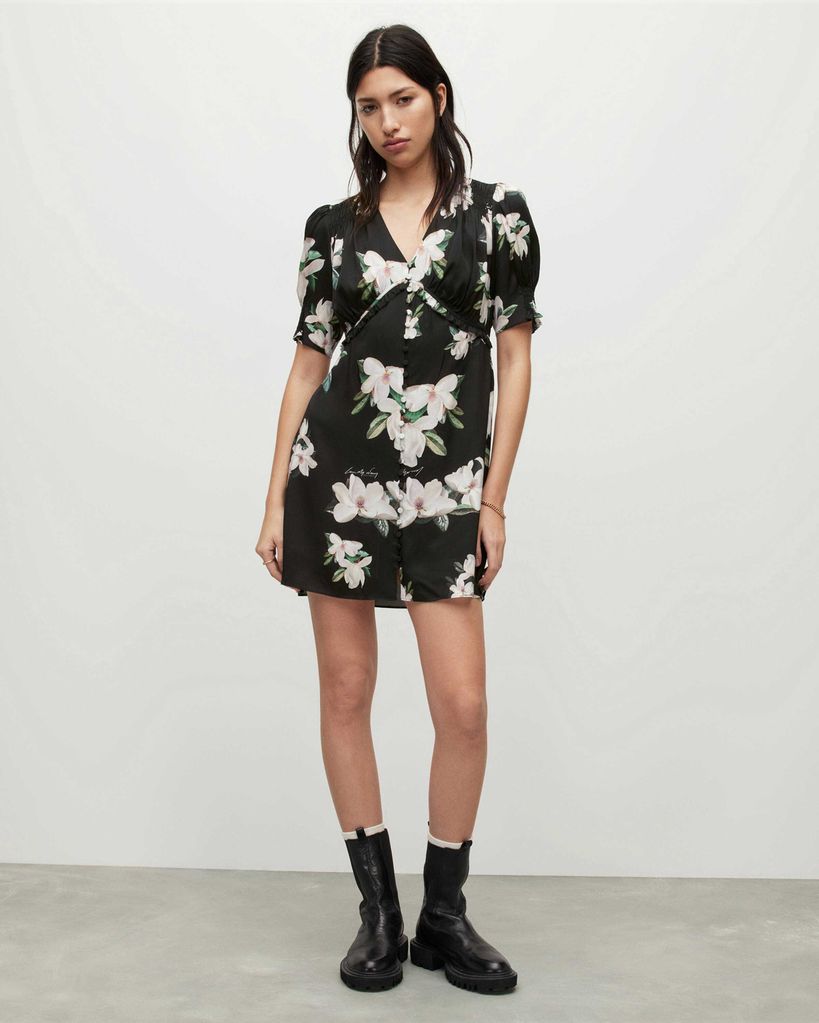 Floral mini dress from AllSaints