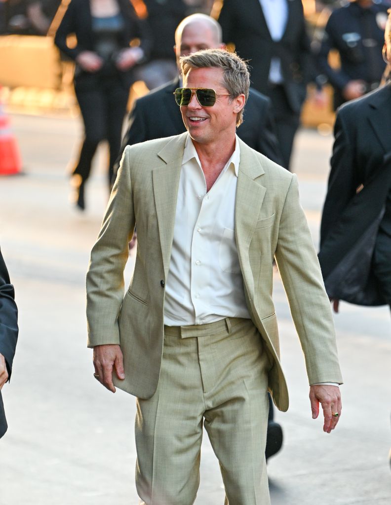 brad pitt his go-to aviator shades