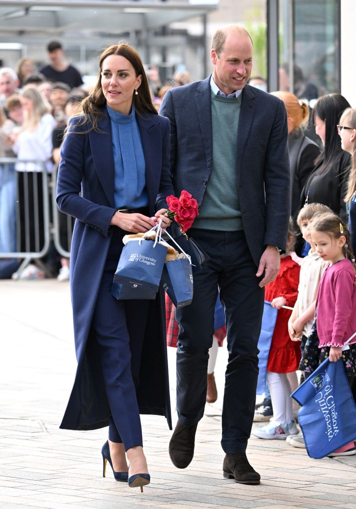 Prince William and Kate on walkabout