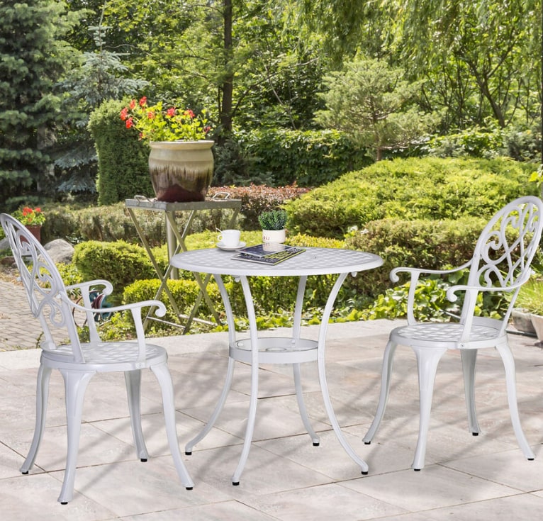 outsunny bistro table set 