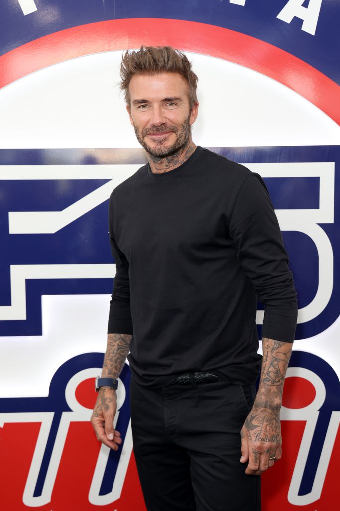 David Beckham attends the David Beckham and F45 Training Launch DB45 on May 09, 2022 in Miami, Florida