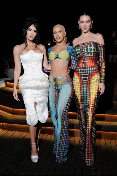 Megan Fox, Doja Cat and Kendall Jenner wear Jean Paul Gaultier at the FWRD party in Los Angeles