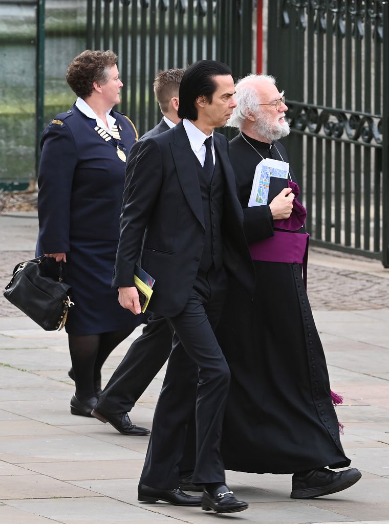 Nick Cave and Rowan Williams arrived at 8am