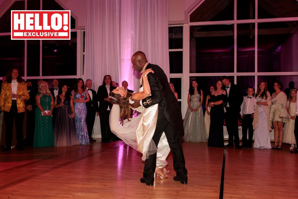 The couple practiced the dance for weeks before their big day