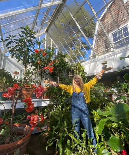 christie brinkley huge greenhouse