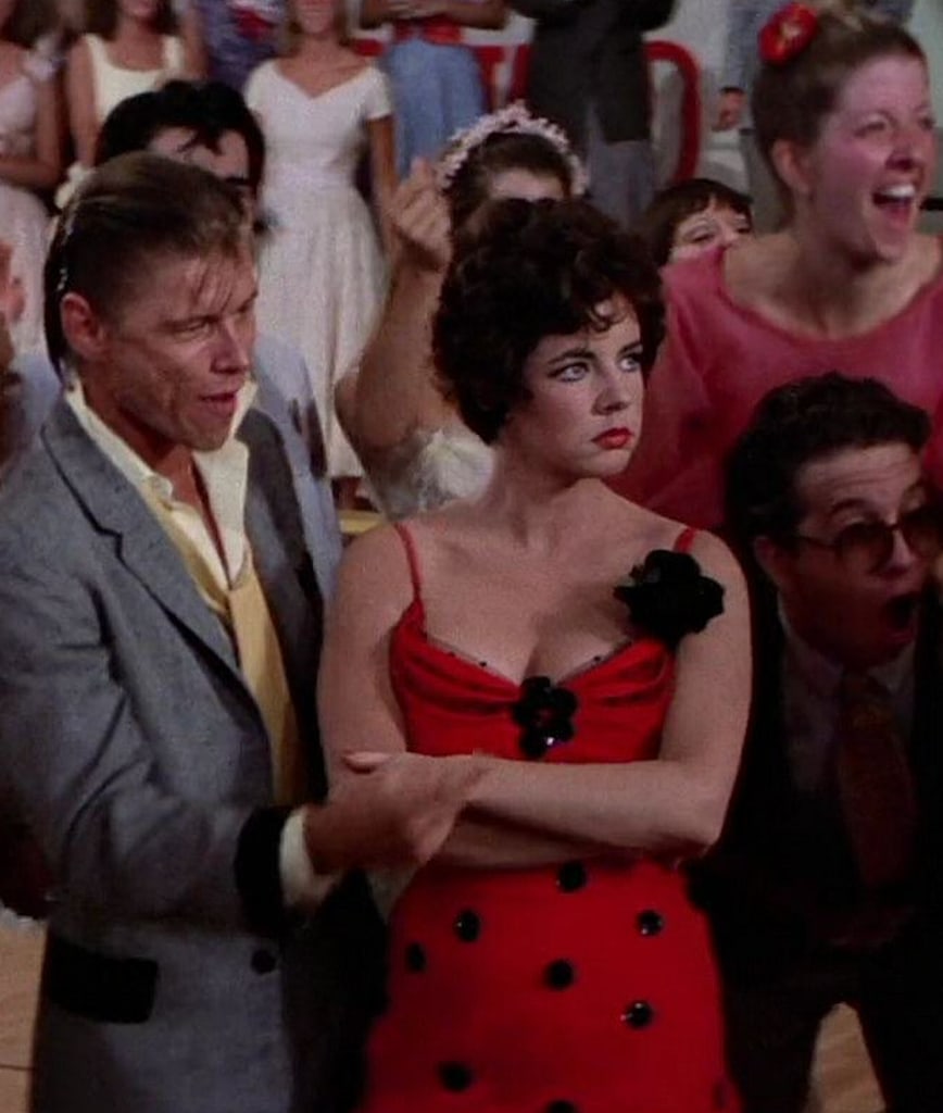 rizzo in dotted dress in grease movie