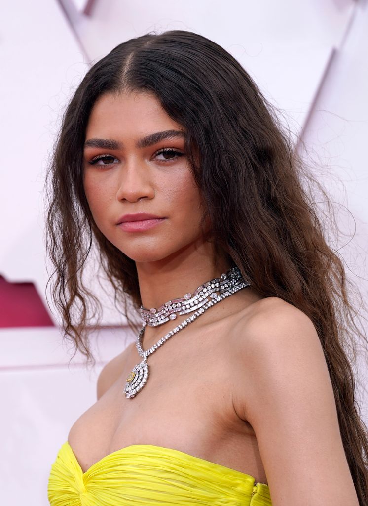 Zendaya attends the 93rd Annual Academy Awards at Union Station on April 25, 2021 in Los Angeles, California