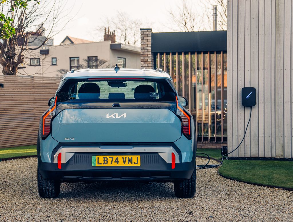 The 100% electric Kia EV3 has a claimed range of up to 375 miles