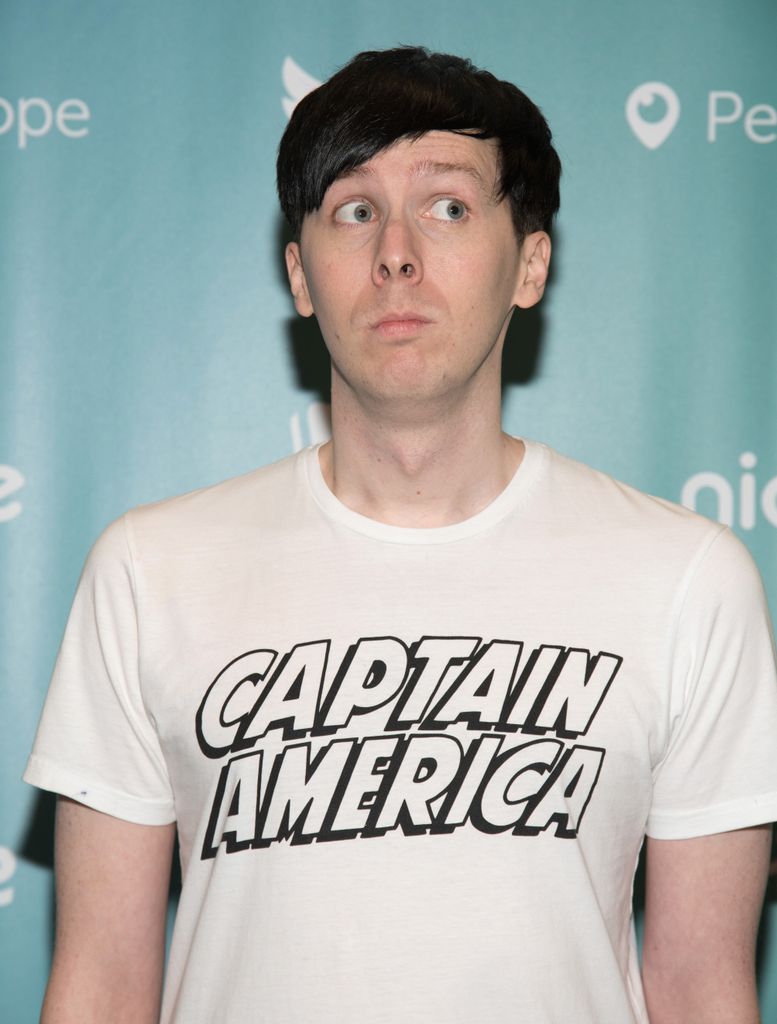 YouTube and radio personality Phil Lester attends the 7th Annual VidCon at Anaheim Convention Center on June 24, 2016 in Anaheim, California