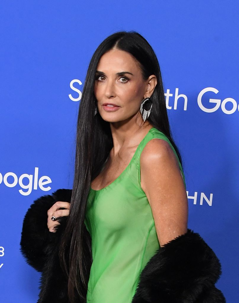 Demi Moore arrives at the Fashion Trust US Awards at Goya Studios