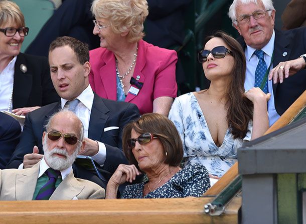 Suki Waterhouse and Bradley Cooper at Wimbledon.