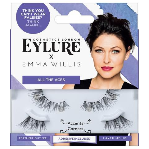 emma willis false lashes by eylure all the aces