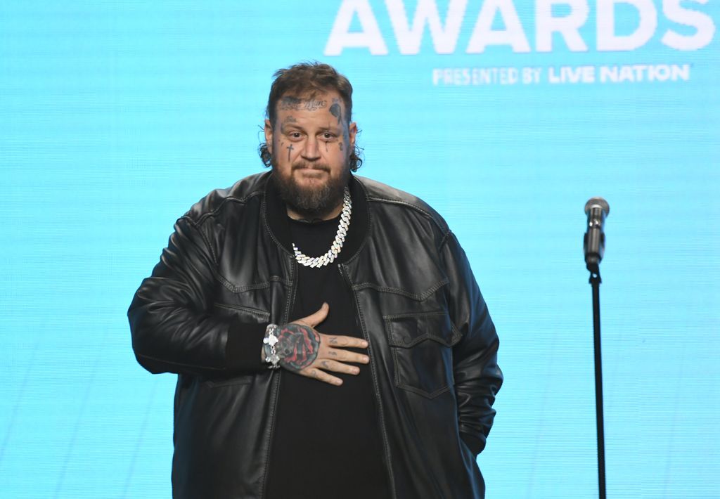 Jelly Roll attends The 2025 Pollstar Awards at The Beverly Hilton on April 16, 2025 in Beverly Hills, California