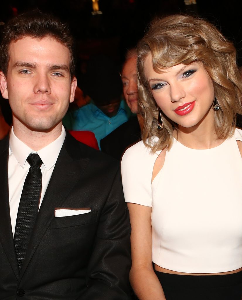 ustin Swift (L) and recording artist Taylor Swift attend the 49th Annual Academy of Country Music Awards 