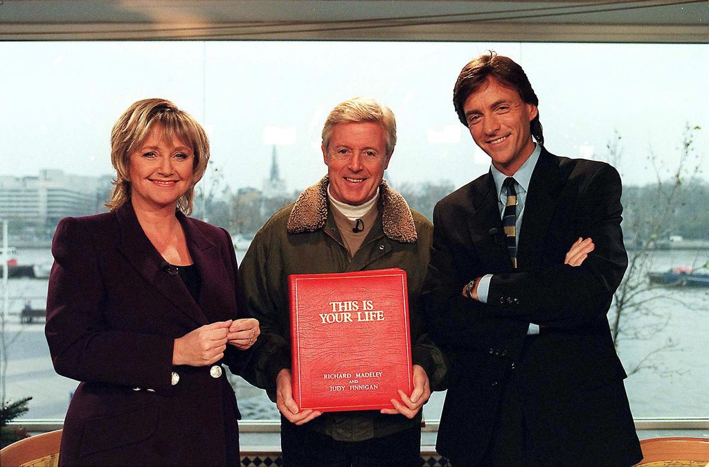 Judy Finnigan, Michael Aspel and Richard Madeley on This Is Your Life