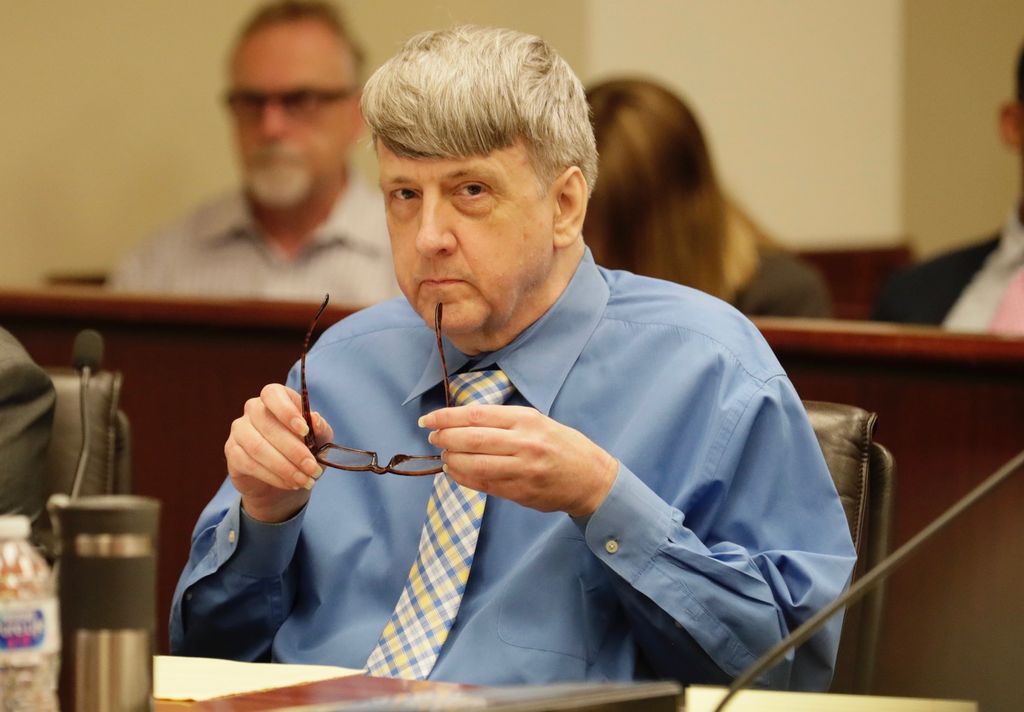 David Turpin during his preliminary hearing in a Riverside courtroom Wednesday, June 20, 2018. Turpin, along with his wife, Louise, are accused of starving and shackling some of their 13 children