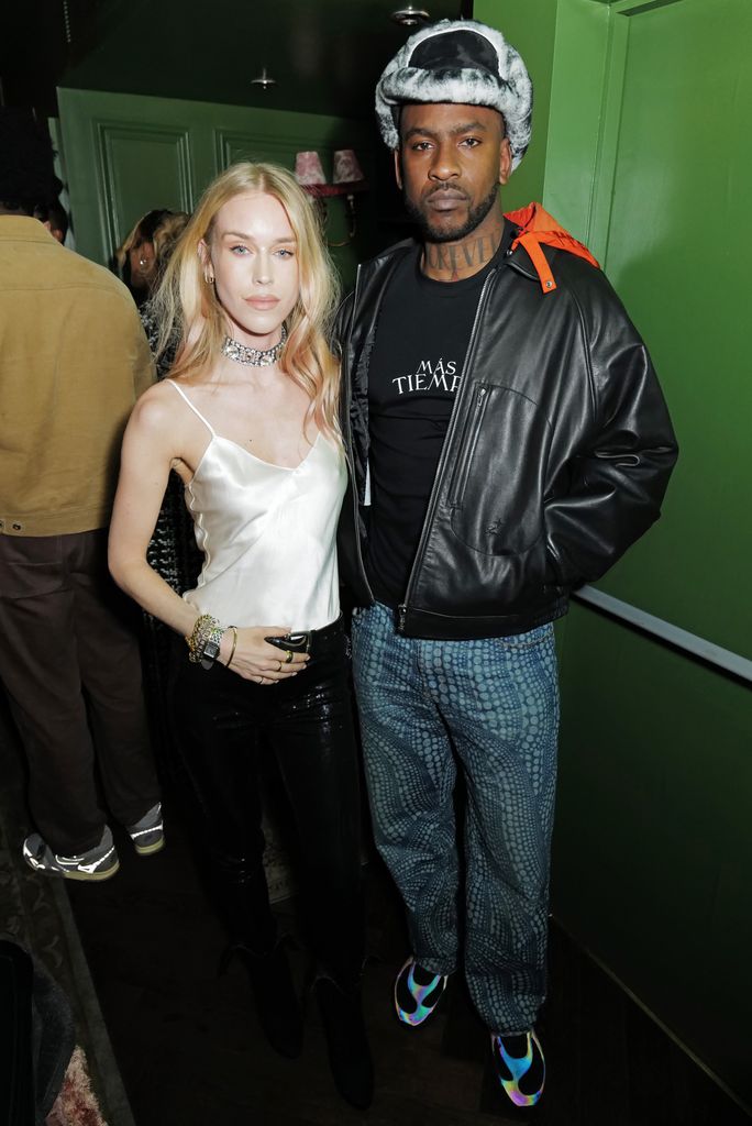  Mary Charteris and Skepta attend the launch party of Dear Darling in Mayfair on December 7, 2023 in London, England. (Photo by Dave Benett/Getty Images for Dear Darling)