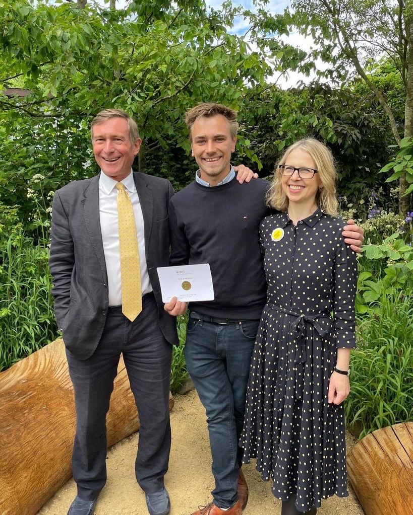 Jamie Butterworth won gold at the RHS Chelsea Flower Show in 2022