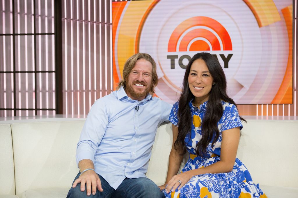 Chip and Joanna Gaines smiling on the Today Show