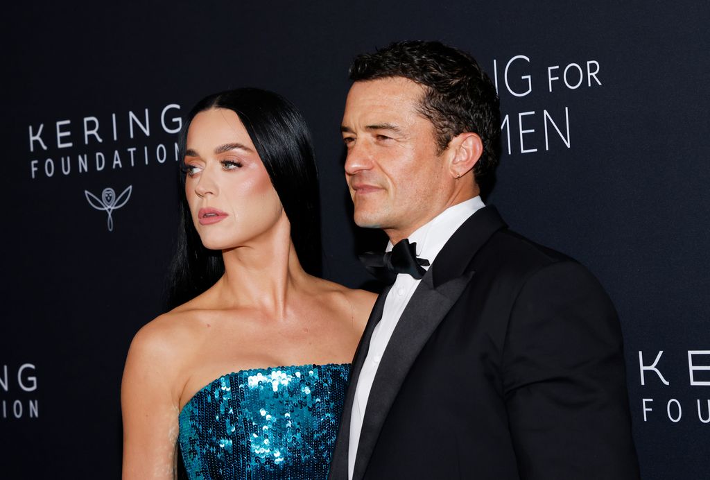 Katy Perry and Orlando Bloom at Kering's 3rd Annual Caring For Women Dinner held at The Pool on September 9, 2024