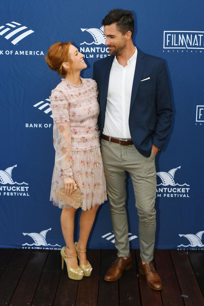 Actress Brittany Snow and  attends the Screenwriters Tribute at Sconset Casino during the 2019 Nantucket Film Festival - Day Four on June 22, 2019 in Nantucket, Massachusetts.