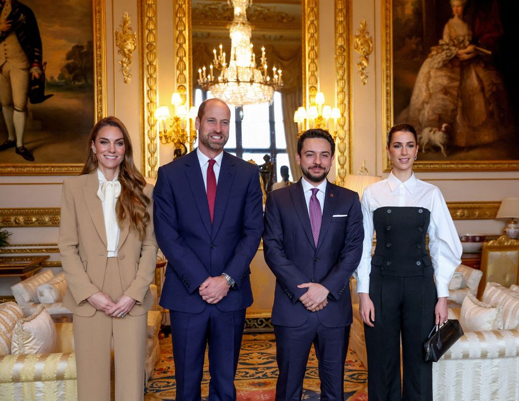 Le prince et la princesse de Galles ont retrouvé le prince héritier de Jordanie et la princesse Rajwa en octobre 2025