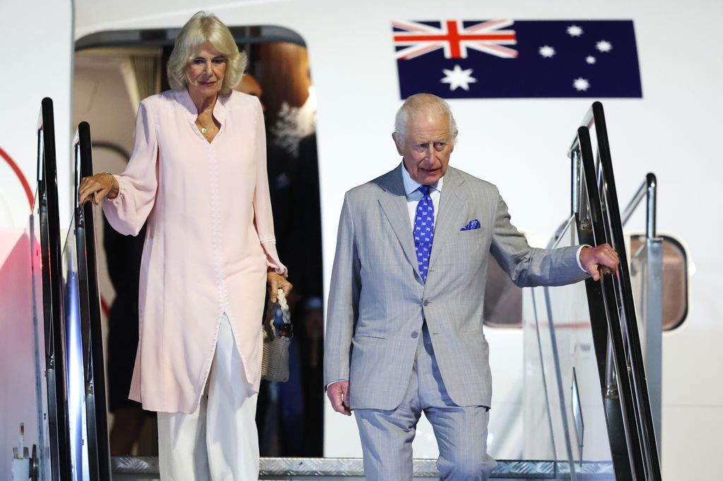 Charles and Camilla arrive in Samoa