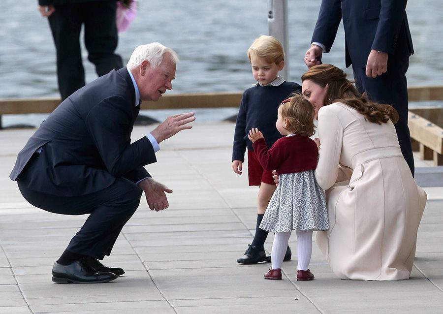 princess charlotte waving leaving victoria