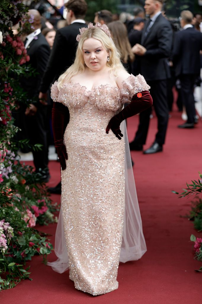 nicola coughlan in pink gown