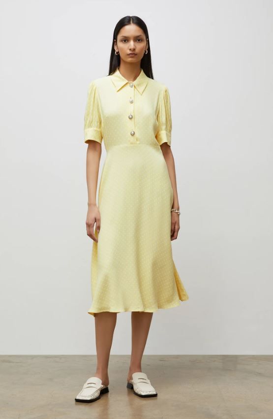 finery london yellow dress 