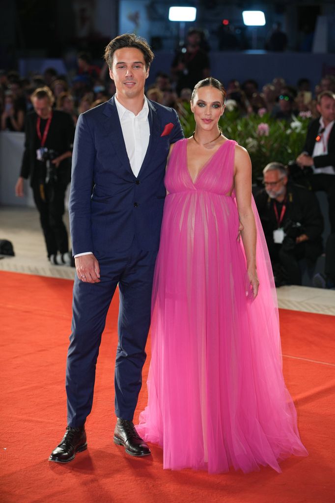 Ziggy Heath and Jessica Brown Findlay
attending the red carpet for "The Hanging Sun" at the 79th Venice International Film Festival on September 10, 2022 in Venice, Italy