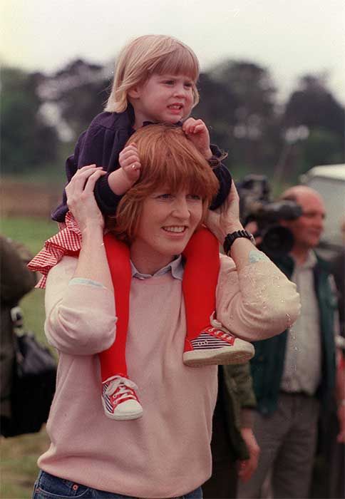 sarah ferguson beatrice 1991