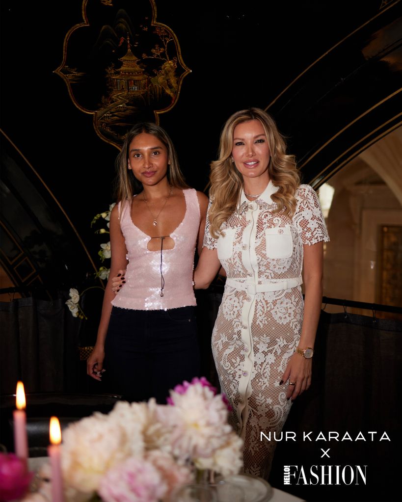 Eshita Kabra Davies and designer Nur Karaata