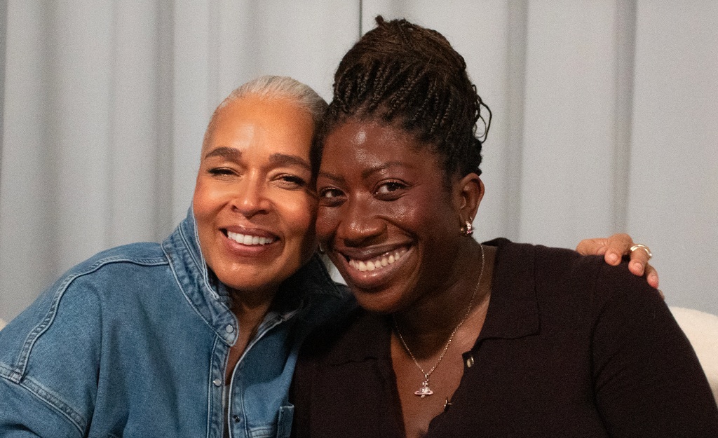 Mia Mauge with Second Act's Ateh Jewel