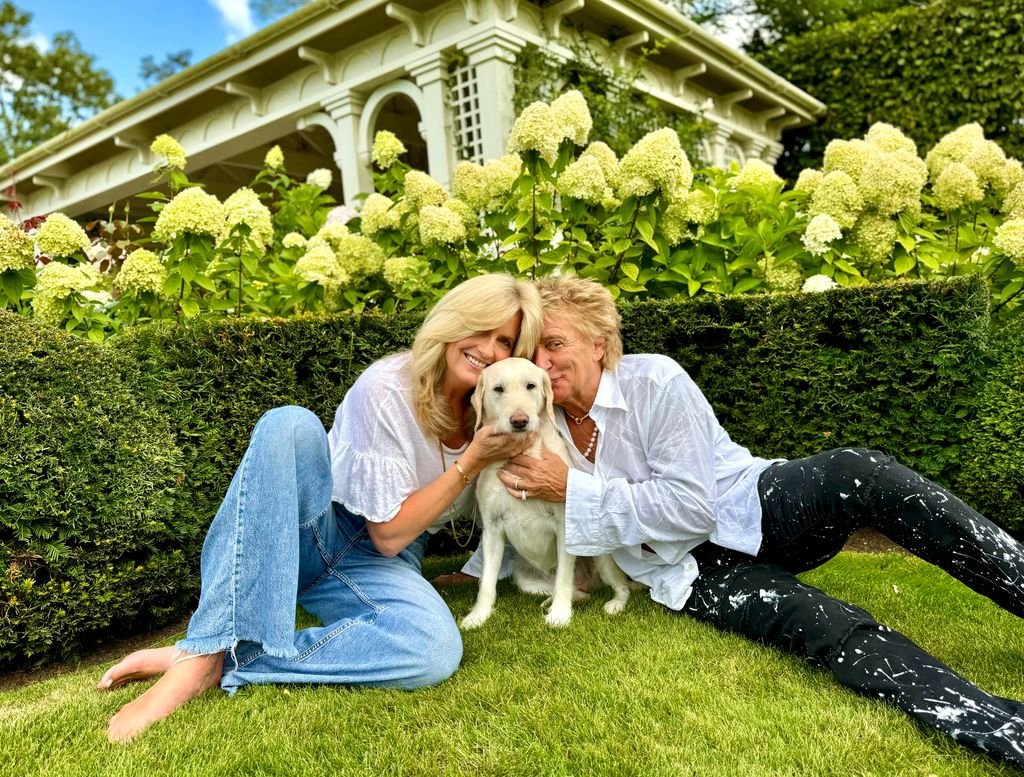 Penny and Rod with their dog Lily