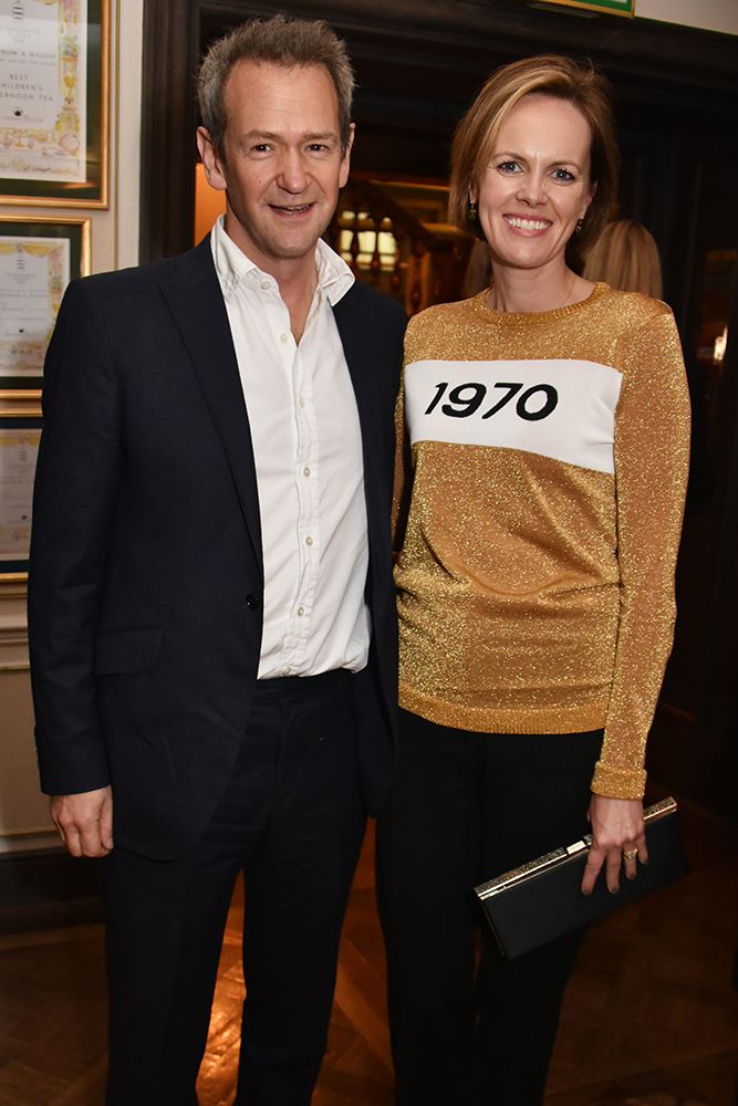 Alexander Armstrong and Hannah Bronwen Snow attend the launch of the "Fortnum & Mason Christmas & Other Winter Feasts" cookbook