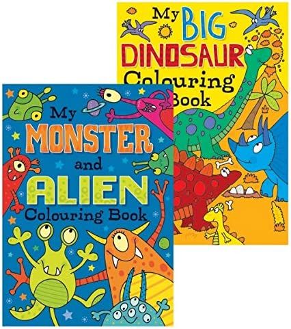 Monster and Alien colouring book